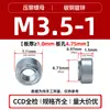 Porca de rebite de pressão de aço carbono zincado azul S/CLS/SP/CLC/CLA fábrica de chapas de metal latão aço inoxidável porca de rebite de pressão