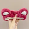 Diadema de Rana Coreana Linda de Ojos Grandes Ins Divertida e Interesante Diadema de Felpa Especial para Lavado de Cara de Otoño e Invierno Accesorios para el Cabello