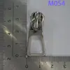 Puxador de Zíper de Metal Nº 5 de Alta Qualidade, Cabeça de Zíper Platina, Puxador de Zíper Automático para Bolsas e Roupas, Cabeça de Zíper Longa em Estoque