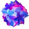 Festival de Linternas de Año Nuevo Mercado Nocturno Puesto Mayorista Linterna Luminosa Hecha a Mano DIY Linterna Colorida con Láser Flor de Lirio de Agua