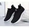 Tenis de punto para mujer, colección primavera/verano, zapatos casuales planos estilo Pekín, tenis de malla transpirable, zapatillas para correr de suela suave para estudiantes, venta al por mayor