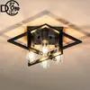 Luminária de Teto com 4 Lâmpadas de Ferro Estilo Country Americano para Corredor, Varanda, Entrada, Casa de Campo, Restaurante, Praça - Importação Transfronteiriça Amazon