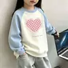 Sudadera Infantil Primavera y Otoño Nuevo Estilo Top para Niñas Niños Medianos y Grandes Pulóver Deportivo Elegante Ropa Infantil de Invierno para Niñas Manga Larga