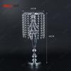 Mesa de adereços de casamento flor castiçal de cristal decoração torcida enfeites decoração de mesa de comida ocidental galvanoplastia guia de estrada entrega transfronteiriça