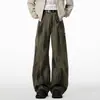 Jeans para Hombre de Gama Alta Estilo Tie-Dye Desgastado para Primavera y Otoño, Pantalones Casuales de Pierna Ancha Retro Vintage Americano Lavados
