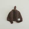 Sombrero de Lana para Bebé Súper Lindo de Otoño e Invierno, Sombrero para Bebé con Etiqueta Puntiaguda Linda, Sombrero Baotou, Sombrero Calentito de Punto para Niños