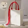 Bolsa Tote Personalizada Bolsa de Lona Elegante com Logotipo Imprimível Promoção Escolar Bolsa de Lona Laminada Cultural e Criativa Bolsa Estéreo Personalizada