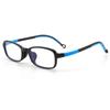 Nuevas gafas anti-luz azul de dos colores para niños, gafas para niños, gafas lisas anti-luz azul, montura TR90 SH29000