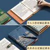 Cuaderno de Hojas Sueltas A5 Engrosado Cubierto de Cuero para Negocios Bloc de Notas Antideslizante B5 Cuaderno de Núcleo Reemplazable para Oficina Logo Personalizado
