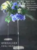 Soporte Redondo Transparente de Acrílico para Flores de Mesa de Boda Decoración de Arreglo Floral de Mesa Estilo Europeo Decoración de Mesa Principal de Recepción de Boda