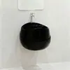 Lavabo Cerámico de Esquina Montado en Pared, Lavabo para Colgar en la Pared para Baño, Lavabo Pequeño para Balcón de Apartamento, Comercio Exterior Transfronterizo