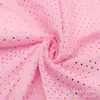 Tela de Vestido de Gasa Colorida con Puntos Pequeños Estampados en Dorado, Diadema, Tela para Manualidades de Ropa de Bebé, 1Yc81171