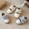 Zapatos para Caminar de Bebé Nuevos Primavera 2026 para Niñas, Lindos Zapatos de Princesa, Zapatos de Cuero de Suela Suave para Bebés Niñas, Zapatos Individuales para Niños