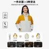 Chaqueta Exterior 3 en 1 para Hombres y Mujeres, Set Desmontable de Dos Piezas, Forro Polar Grueso de Zorro Plateado, Cortavientos, Impermeable, para Acampar y Montañismo