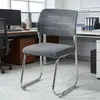 Silla de estudio, silla para entrenamiento en casa, silla de reunión sin brazos, silla de computadora, silla de sala de conferencias, silla de oficina simple, silla con respaldo