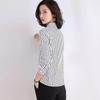 Camisa de Rayas Estilo Europeo para Mujer 2026 Nuevo Diseño de Moda Tendencia Nicho Primavera Otoño Verano Talla Grande Manga Larga