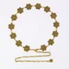 Cadena de cintura para mujer, cinturón de falda decorativo versátil de alta gama, cadena de pantalones de metal de estilo pequeño y fragante a la moda para mujer, venta al por mayor