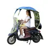 Protección solar y para la lluvia personalizada Refugio de lluvia para coche a batería Refugio de lluvia para vehículo eléctrico Refugio de lluvia para triciclo Parasol para motocicleta