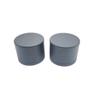 Lata 8 oz doble cara negro mate tarro de vela de aromaterapia lata para cera sólida para el cabello caja de regalo embalaje cosmético