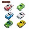 Mini carro de força traseira de folha de ferro de liga uma variedade de metal força traseira corrida modelo infantil carro de brinquedo fabricantes atacadistas