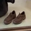 Zapatillas de Estilo Casual para Primavera y Otoño, Transpirables, de Corte Bajo, Suela Gruesa, Punta Redonda, con Cordones, Modernas, a la Moda, Versátiles