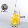 Frasco de Mason 16oz Frasco de Vidrio Mason Ensalada de Verduras Mermelada Frasco Sellado Frasco para Bebidas Frías Taza de Mason Exclusiva Transfronteriza