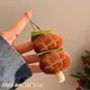 Muñeco de Peluche Llavero Comida Oden Seta Chica Chile Llavero de Peluche Versátil para Mochila Pequeño Regalo