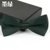 Pajarita Formal Británica para Novio y Padrinos de Boda para Hombre Pajarita Borgoña Negra para Hombre Británico