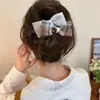 Pinza para el pelo de flor de alta gama para Otoño e Invierno, Pinza de pico de pato, Estilo Dopamina Temperamental Suave, Pinza recta para el pelo de Verano, Accesorios para el pelo de Mujer