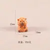 Brinquedo de Pelúcia Capivara Fofa Transfronteiriço DIY Carro Desktop Pequeno Ornamento Decoração Acessórios