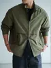 Chaqueta Ligera Cortavientos Raglán con Cuello Alto para Hombre, Nuevo Estilo Primavera/Verano 2026, Textura Ligeramente Arrugada, Colores Contrastantes, Ropa Exterior Casual