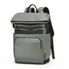 Nueva tendencia de moda transfronteriza, nueva mochila de negocios para hombre texturizada transfronteriza, mochila casual de gran capacidad para portátil