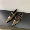 Sapatos Femininos Elegantes Pretos de Bico Fino com Corrente, Estilo Francês, para Primavera, Outono e Inverno de 2025, de Salto Fino e Salto Alto, para Trabalho e Eventos Noturnos