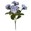 Flores Artificiales de Venta Caliente Transfronteriza Geranio Begonia Adornos de Decoración para el Hogar Flores de Simulación Flores Falsas Plantas Verdes Venta al por Mayor
