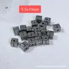Cuentas espaciadoras de plata 999 vintage de Shanxi, anillos corredizos, accesorios de terrón de azúcar, adornos culturales y artísticos para DIY