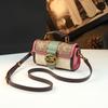 Bolso de Mano Retro con Estampado y Bloques de Color 2026 Nuevo Diseño de Nicho Bolso de Hombro Cruzado de Gama Alta Bolso Femenino Ligero de Lujo y Elegante