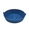 Molde de Silicona para Hornear para Freidora de Aire, Plato de Silicona para el Hogar, Molde Redondo para Hornear, Olla para Hornear, Cojín para Olla para Freír con Aire, Almohadilla de Silicona