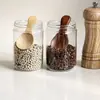 Colheres Pequenas de Madeira Estilo Japonês Atacado, Colheres Pequenas de Madeira Artesanais, Colheres de Madeira para Pó, Colheres para Leite em Pó, Podem Ser Gravadas a Laser com Logo