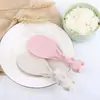Colher de Arroz Doméstica, Antiaderente, Colher Sem Plástico, Palha de Trigo, Colher de Arroz Coelho Fofo, Colher de Arroz Esquilo Fofo, Pode Ficar em Pé