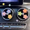Perfumador de Carro Desenho Animado Flores Pequenas Decoração para Saída de Ar do Carro Aromaterapia Desodorante para Interior de Carro Fragrância Leve de Longa Duração Fragrância para Carro