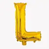 Globo de aluminio de cuerpo delgado de 16 pulgadas, letras pequeñas en inglés A-Z, para venta al por mayor transfronteriza, decoración de cumpleaños, boda, sala de bodas