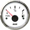 Indicador de Nivel de Aceite Indicador de Combustible Universal de 52 mm para Modificación de Vehículos y Embarcaciones Luz de Fondo Dual Color 12V/24V
