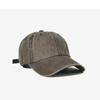 Gorra de Béisbol Casual Versátil Estilo Coreano Desgastada Denim Lavado Color Sólido Gorra Sombrero de Sol Retro para Mujer Gorra Hip-hop para Hombre