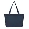 Bolsa de Hombro Casual de Mezclilla, Lienzo Simple, Moderna, Elegante, Color Sólido, Portátil, Gran Capacidad, Ligera para Mujeres