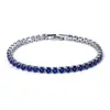 Joia de Luxo Leve Transfronteiriça Pulseira Tennis Zircônia Design Pequeno Super Brilhante Sensação de Alto Padrão Presente para Namorada Contas Atacado