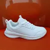 Tênis Esportivo Branco Puro para Mulheres, Novo Modelo 2026, Sapatos Casuais de Couro Ultra-Fibra, Macios, Ultraleves, Amortecedores para Corrida para Mulheres