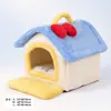 Casa Nido para Perro Gato Nieve Invierno Cálido Nido para Gato Universal Todas las Estaciones Casa para Perro Mascota Gato Nido para Mascota Suministros para Mascotas