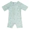 Traje de Baño Infantil 2026 Verano Nuevo Estilo Lindo Estampado Bebé Una Pieza Secado Rápido Traje de Baño de Playa para Niños y Niñas