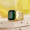 Anillo de joyería de moda para hombre, color rojo, con gema grande, estilo punk dominante, venta caliente transfronteriza, venta al por mayor