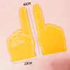 En stock fabricante de origen transfronterizo guantes de porrista multicolor accesorios de ambiente para deportes de dedos de espuma EVA personalización DIY